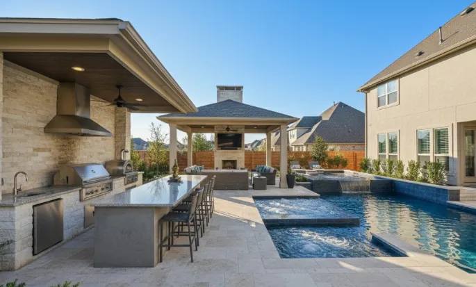 Pool patio Spring TX